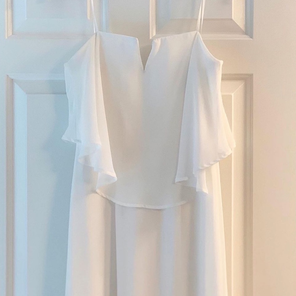 Nordstrom White Strapless maxi dress